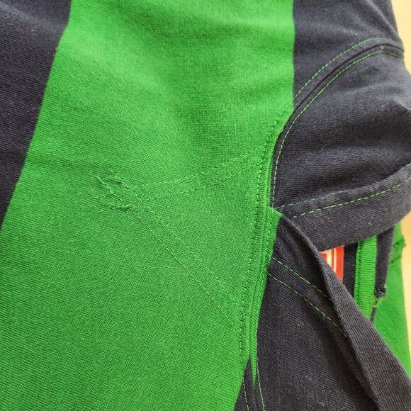 Chaps Est. 1978 Youth Hooded Block Stripe Long Sleeve Tee Size XL (18-20) Green - Picture 8 of 12